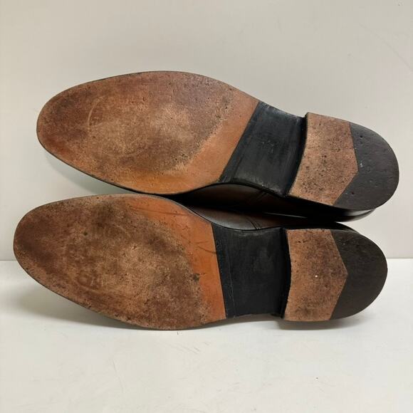 Crockett & Jones x Peal & Co. x Brooks Brothers Single Monk Strap Brown Calf 8.5
